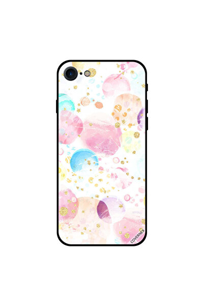 Covernex غطاء حماية iPhone 8 بألوان الطلاء ونقاط ذهبية لامعة