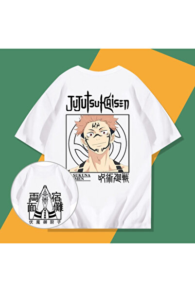 Flood Of Style Tricou unisex cu desen anime Ryomen Sukuna ‌   Linia Jujutsu ‌...