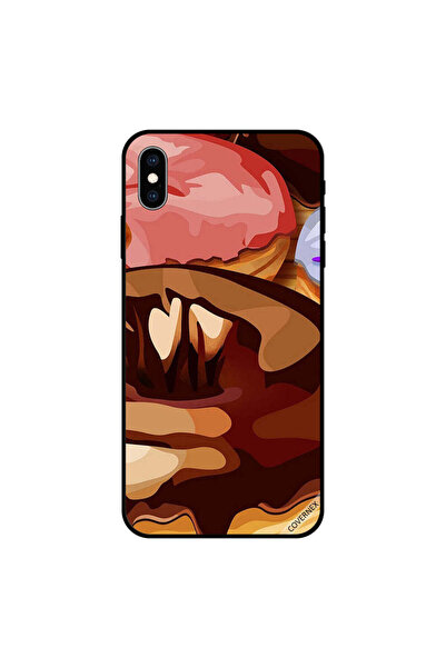 Covernex غطاء حماية لجهاز iPhone XS MAX برسومات دونات