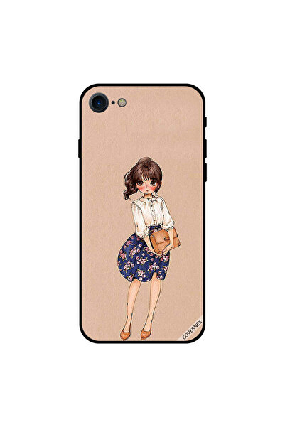 Covernex غطاء حماية لهاتف iPhone 7 بملابس كاجوال للبنات