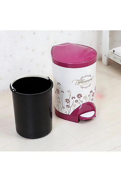 AKC GROUP AKC Stylish Modern Trash Bin, 10L, Compact, Durable, Odor-Resistant Lid