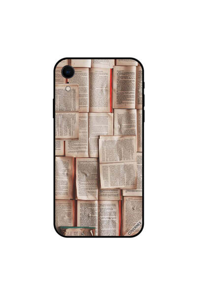 Covernex غطاء حافظة iPhone XR بنمط صفحات الكتاب