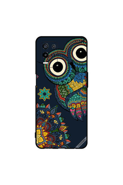 Covernex غطاء حماية لهاتف Oppo K9x بتصميم بومة زهرية