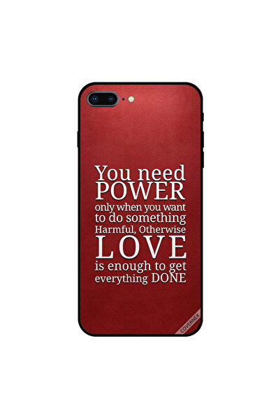 Covernex غطاء حماية لجهاز iPhone 7 Plus "الحب يكفي"