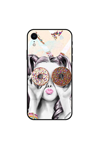 Covernex غطاء حماية iPhone XR على شكل دونات بدلاً من العيون