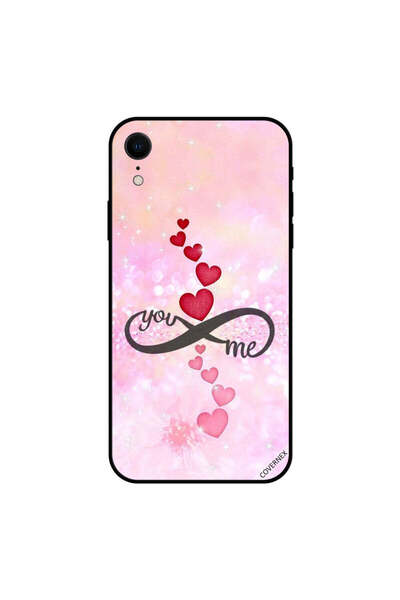 Covernex غطاء حماية iPhone XR - قلوب حمراء ووردية - You Infinity Me