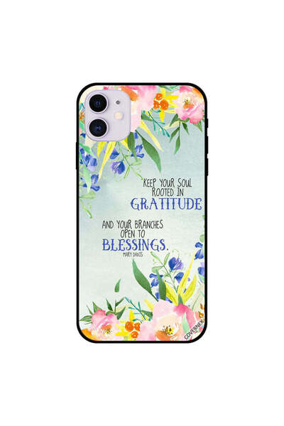 Covernex غطاء حماية لجهاز iPhone 11 بعبارات الامتنان والبركات