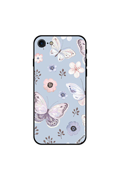 Covernex غطاء حماية لجهاز iPhone 8 بنقشة فراشات وزهور