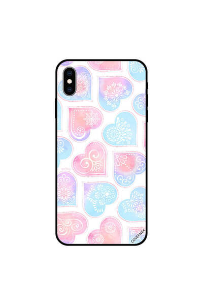 Covernex غطاء حماية لهاتف iPhone X بنقشة زهور قلوب