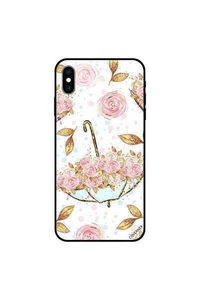 Covernex iPhone X Case Cover Umberella Filled Of Pink Roses