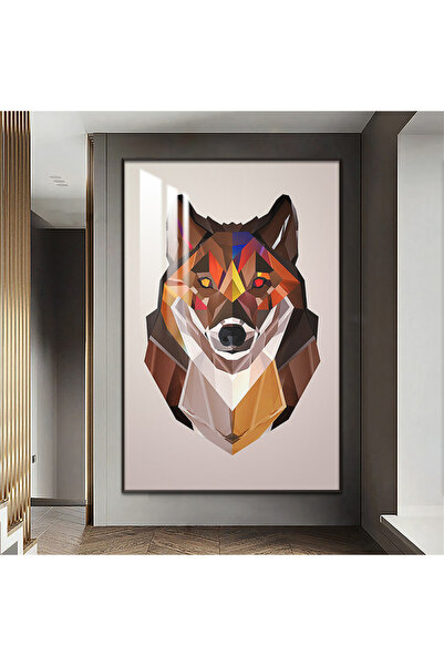 Marktna لوحة جدارية خشبية فاخرة مع برواز فضي و طبقة من الاكرليك الشفاف