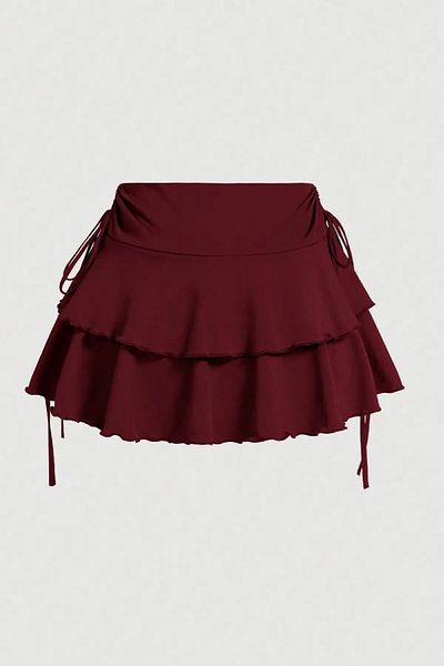 JE-TU Fusta mini pantaloni scurți cu șireturi JT8067