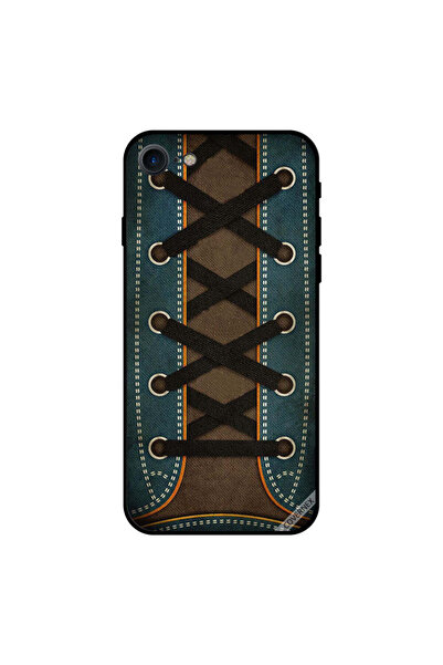 Covernex غطاء حماية لهاتف iPhone 8 بتصميم حذاء عتيق مربوط