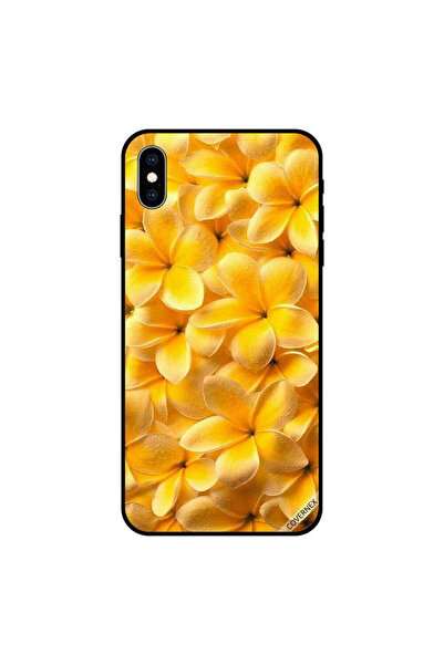 Covernex غطاء حماية لهاتف iPhone XS MAX بنقشة زهور صفراء