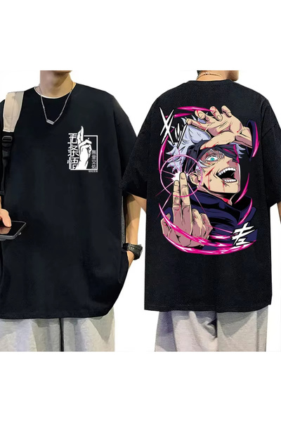 Flood Of Style Μπλουζάκι Unisex με σχέδια Anime Jujutsu Kaisen Gojo Satoru