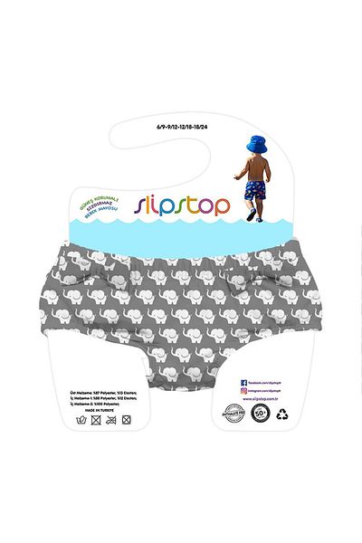 SLIPSTOP Olyphant Girl Leak Proof Baby Uv Protection Quick Drying Swimsuit