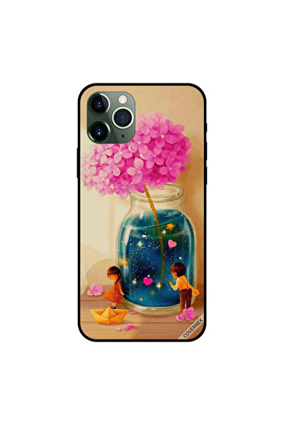 Covernex غطاء حماية لجهاز iPhone 11 Pro Max بتصميم ولد وبنت لطيفين وقارب