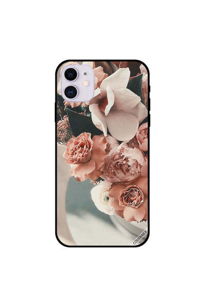 Covernex غطاء حماية لجهاز iPhone 11 بنقشة زهور الخوخ