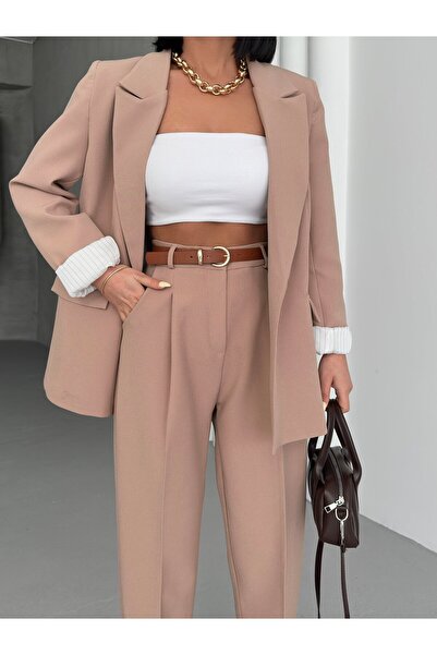 FATOŞ BUTİİK Kolu Katlamalı Blazer Ceket