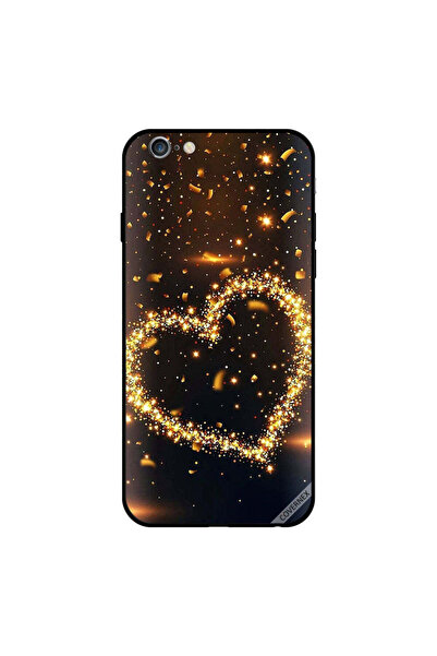 Covernex غطاء حماية لجهاز iPhone 6s Plus بتصميم قلب من القطع الذهبية