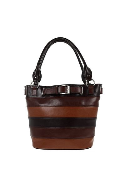 Magazinul de genti Geanta de dama din piele naturala, model 140, Maro