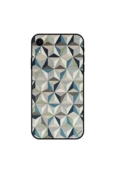 Covernex غطاء حماية لجهاز iPhone XR بنقشة الماس الأزرق