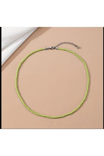Stoneday Plating Apparatus Medium Size Sand Bead Summer Necklace