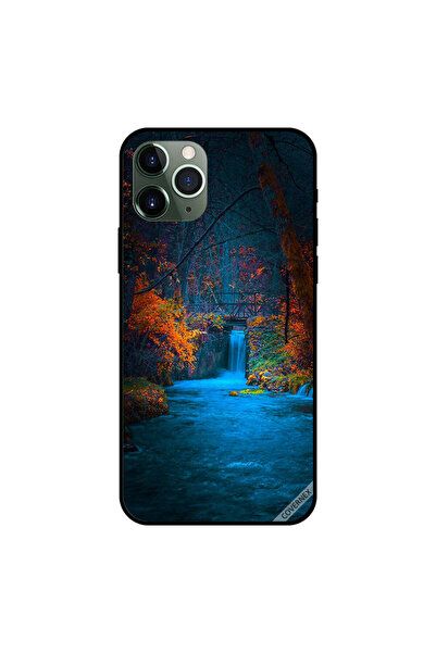 Covernex غطاء حماية لجهاز iPhone 11 Pro بتصميم شلال أزرق