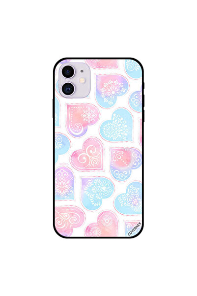 Covernex غطاء حماية لهاتف iPhone 11 بنقشة زهور قلوب