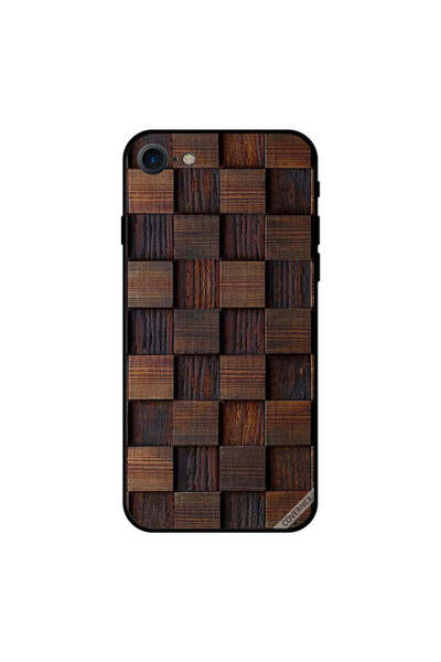 Covernex غطاء حماية iPhone 8 مربعات خشبية