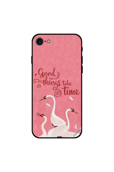 Covernex غطاء حماية لجهاز iPhone 8 - الأشياء الجيدة تستغرق وقتًا