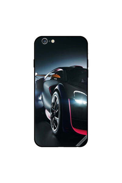 Covernex غطاء حماية لجهاز iPhone 6s Plus بتصميم سيارة باللونين الأحمر والأسود