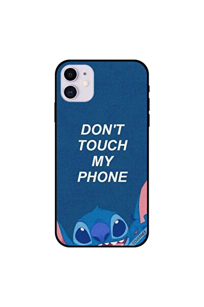 Covernex غطاء حماية لجهاز iPhone 11 مطبوع عليه "لا تلمس هاتفي" باللون الأزرق
