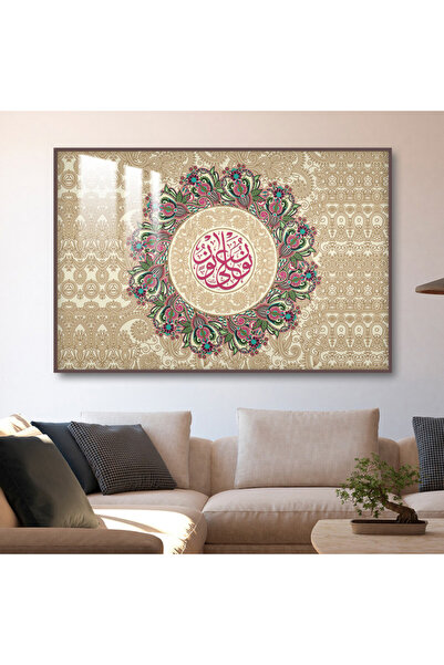 4gdran لوحة جدارية خشبية فاخرة مع برواز شامبين و طبقة من الاكرليك الشفاف