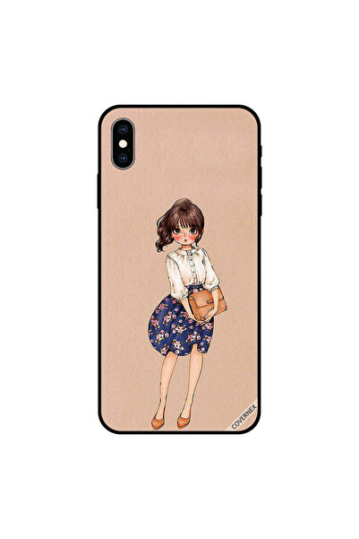Covernex غطاء حماية لهاتف iPhone XS MAX بملابس كاجوال للبنات