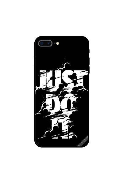 Covernex غطاء حماية لجهاز iPhone 7 Plus مطبوع عليه Just Do It باللونين الأبيض...