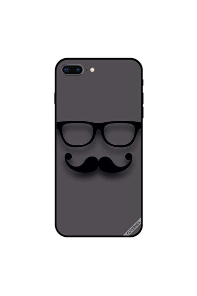 Covernex غطاء حماية لجهاز iPhone 8 Plus زجاجي أسود وشارب