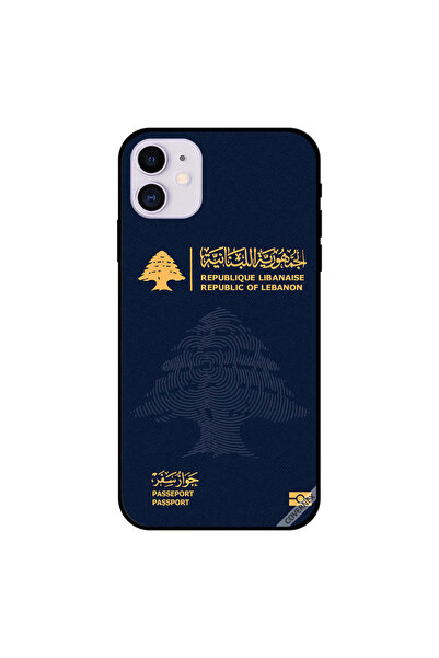 Covernex غطاء حماية لجهاز iPhone 11 بطبعة جواز سفر لبناني