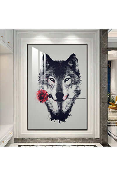 Marktna لوحة جدارية خشبية فاخرة مع برواز فضي و طبقة من الاكرليك الشفاف