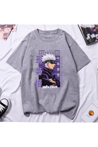 Flood Of Style Tricou unisex cu desen anime Jujutsu Gojo Satoru