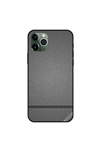 Covernex غطاء حماية لجهاز iPhone 11 Pro Max بنقشة جلد رمادي