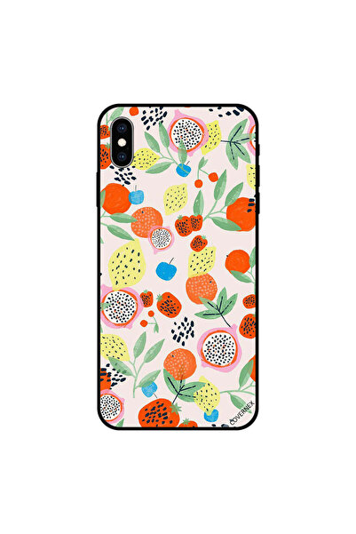 Covernex غطاء حماية لجهاز iPhone X بنقشة زهور الفواكه