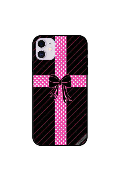 Covernex غطاء حماية لجهاز iPhone 11 بنمط ربطة عنق وردية ونمط طقطق