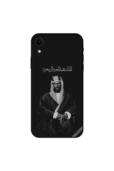 Covernex غطاء حماية iPhone XR صورة عبد العزيز آل سعود بالأبيض والأسود