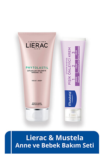 Lierac Anne ve Bebek Bakım Seti - Çatlak Önleyici Jel & Pişik Önleyici Krem