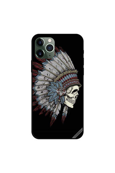 Covernex غطاء حماية لهاتف iPhone 11 Pro Max بتصميم جمجمة ريشية