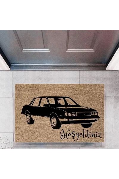 OK AKSESUAR Digital Printed Door Mat - Decorative Cars P-2671