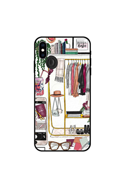 Covernex غطاء حماية لهاتف iPhone XS MAX بتصميم Boss Babe Room