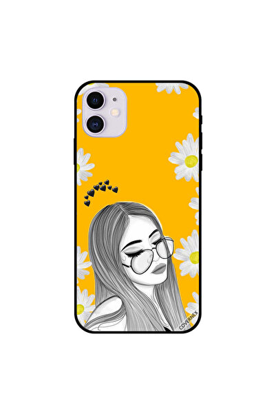 Covernex غطاء حماية لجهاز iPhone 11 برسومات فتاة النظارات