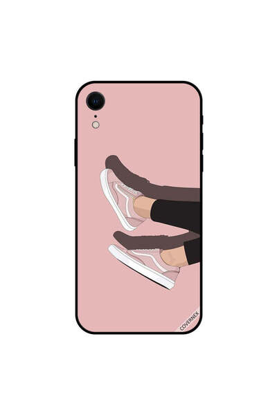 Covernex غطاء حماية iPhone XR من القماش باللون الوردي